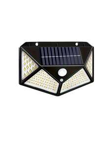 Bộ 1/2/4/6/8 đèn LED năng lượng mặt trời ngoài trời 100 bóng, đèn tường năng lượng mặt trời, đèn ngủ năng lượng mặt trời, đèn sân vườn, đèn nhà để xe, pin lithium-ion 1200mAh, chất liệu ABS chống thấm nước, đèn tường ngoài trời cảm biến chuyển động màu đen, 3 chế độ, thích hợp trang trí Halloween/Giáng sinh/Lễ Tạ ơn/phòng/nhà/ngoài trời/tường/sân. - màu đen - Xem 17