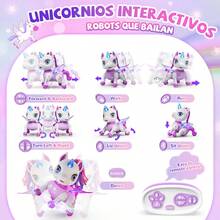 TendenciaRobot Unicorn Coche De Control Remoto Niño Juguete RegaloCalidad premium - Índigo - Ver 5