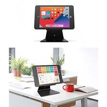 Desktop AntiTheft Security Kiosk Stand Holder Enclosure For IPad 10.2Inch 9th Gen.20218th Gen.2020 7th Gen.2019 With Lock And Key Flip And360°Rotating Horizontal Or Vertical Design(Black) - Black - View 5