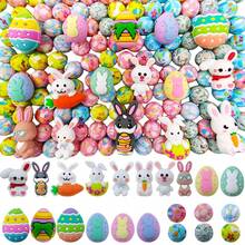 8/30颗复活节兔子蛋印花硅胶珠套装 - 复活节主题兔子蛋形设计 - 多种颜色和图案 | 可爱图案 | 光滑珠子 - 非常适合DIY制作钥匙扣、项链、手链、装饰笔、珠宝和吊坠 - 适合作为节日和生日礼物 - 復活節大套裝 - 查看 10