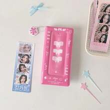 Marco de Cabina de Fotos Multicolor HUA HUA Álbum de Cabina de Fotos para Tiras de Fotos de 2x6 Pulgadas Álbum de 20 Páginas 40 Fotos - Blanco - Ver 6