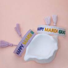 1pc Wristband, Suitable As Festival, Holiday, Family, Friend Gift, Party, Parade Accessory