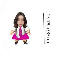 A Personalized Custom Pillow, A Customized Photo Pillow As A Gift, And A Couple Pillow With The Groom's Image Printed On It. - Red Skirt - View 13