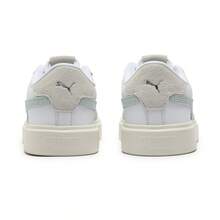 Puma 经典复古休闲舒适T字头女式白色运动鞋 39773407 - 彪馬白-冰藍色 - 查看 5