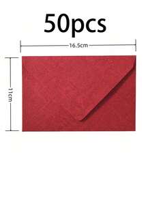 5/20/50pcs Set Marble Texture Pink Envelopes - Bohemian Vintage Chinese Style Stationery Set | Premium Special Paper, Suitable For Wedding Invitations, Party Decorations And DIY Cards (The Stamp Pattern On The Back Is Random Due To Printing Sticker Technology, You Can Purchase According To Personal Preference) - Multicolor - View 21