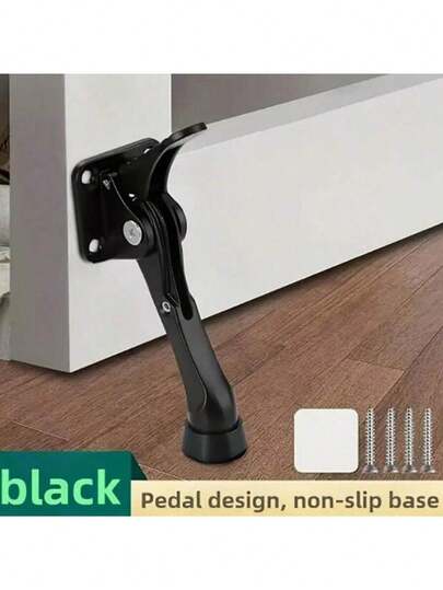 Tope de puerta de goma reforzado, tope de puerta montado en la pared, cojín para el hogar, dormitorio, baño