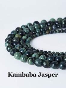 1 Strand Natural Kambaba Jasper Round Beads Healing Energy Gemstone Loose Beads DIY Jewelry Making For Bracelet Necklace 4mm 6mm 8mm - Multicolor - View 8