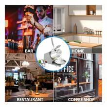 Triturador De Hielo Eléctrico, Maquina Trituradora de 300W, Ice Crusher de Acero Inoxidable, Picahielo para Raspados, Fácil de usar y Lavar - Tipo de Enchufe A USA (110-127V) - Ver 4