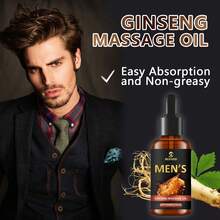 SUMIFANG 30毫升人参按摩油，滋养肌肤，呵护敏感肌肤，男士健康海绵身体保湿霜，改善肤质，男士强韧油，身体油，令肌肤更浓密强韧，非洲天然草本配方，快速有效 - 人參2 - 查看 2