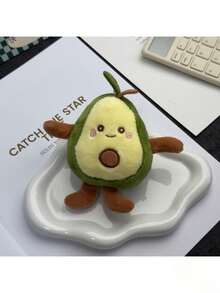 14cm Cute Avocado Plush Doll, Fruit Shaped Home Decor Plush Fruit Doll, Suitable As Gift For Friends, Valentine's Day, Party, Mother's Day - Multicolor - View 7