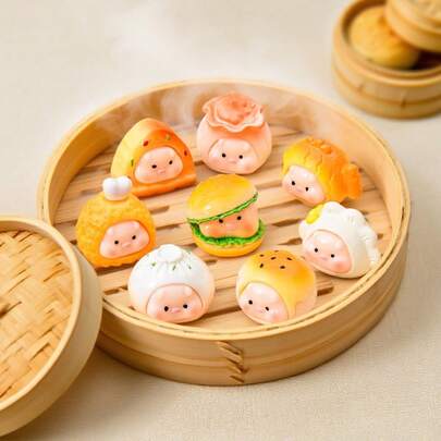 2026 New - 1 Set Creative Cute 3D Dessert Series Meng Particles DIY Resin Desktop Decor - Unique Stress Relief Toy - Gift For Friends - Collection Gift - Holiday Gift - Birthday Gift - Present