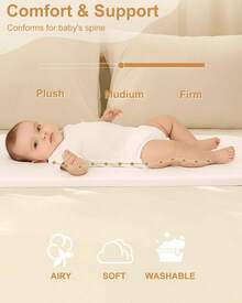 4 In 1 Baby Bassinet For Baby, Foldable Portable Bedside Bassinet With Wheels, Baby Crib With Mosquito Net, Storage And Mattress Included, Foldable Travel Bassinet For Baby/Newborn (White) - 白色 - 查看 5