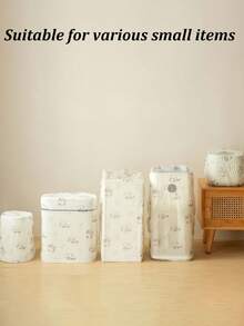 1个一次性无纺布行李防尘罩，通用全覆盖保护套，适用于旅行箱、笔记本电脑，防水，可重复使用旅行配件 - 彩色 - 查看 6