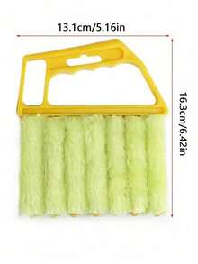 1pc Plastic Shutter Cleaning Brush, Modern Handle Design Cleaning Brush For Kitchen, Household