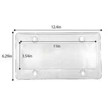 Anti-Camera License Plate Frame For US Cars - 2個 - 查看 5