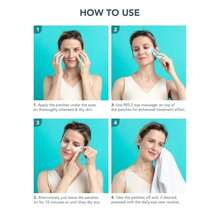 FOREO IRIS Hydrating Hydrogel Eye Mask - Dark Circles Under Eye Treatment For Women &Amp; Men - Puffy Eyes Treatment - Hydrating &Amp; Refreshing - Vegan - All Skin Types - 60 Under Eye Patches - White - 查看 8