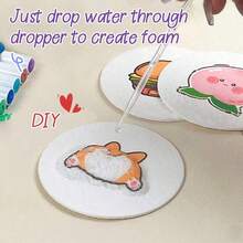 10/20/30片装3D圆形泡沫板，趣味纸艺，适合DIY活动和创意项目——理想的礼物之选，也适用于学校、办公室、家庭互动和情感交流。 - 彩色 - 查看 5