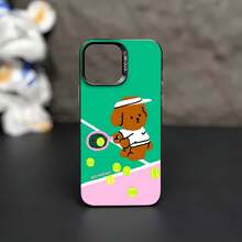 Estuche para teléfono Tennis Puppy Playtime Compatible con estuches para teléfonos   17  17 Pro  16 Pro Max  15 Pro Max  14 y  13 Hecho de material TPU duradero, resistente a caídas y elegante Un regalo perfecto para familiares, amigos y seres queridos y un excelente regalo para cumpleaños, San Valentín y Año Nuevo. - Negro - Ver 6