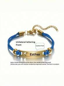 Customized Name/ID Bracelet | Unique Personalized Style, Suitable For Birthday And Epiphany Gifts, Handmade Jewelry - Multicolor - View 6