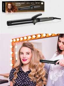 Máy uốn tóc SOKANY 794, máy uốn và duỗi tóc, công nghệ Nano, nhiệt độ điều chỉnh được (25mm) - màu đen - Xem 5