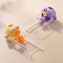 1pc Cartoon U-Shaped Faucet Splash Guard Extender, Bathroom Sink Accessory Easy Installation Tool, Universal For Home Kitchen Bathroom Faucets - Multicolor - View 4