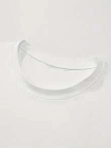 1pc Men's Summer Casual Loose Comfortable Versatile Round Neck Sleeveless Vest With Surfboard Print - White - View 7