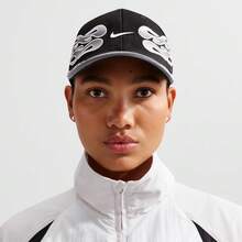 Nike Unisex UNKCLUB CAP SOGI FLAME S26 L Sports Cap, Curved Brim IH9258-010 - Black - View 3