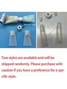 10毫升旅行装+瓶适配器，旅行洗漱套装，塑料牙膏管和洗面奶适配器，带可重复灌装瓶，方便牙膏和洗面奶补充装，化妆品软管瓶，洗面奶凝胶管，牙膏分配器工具套装，家居装饰，旅行套装，圣诞礼物，感恩节礼物，斋月礼物