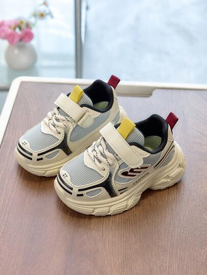 1 Pair Spring/Autumn New Kids Sports Shoes, Boys/Girls Toddler Breathable Mesh Shoes, Preschool Outdoor Anti-Slip Comfortable Casual Sneakers