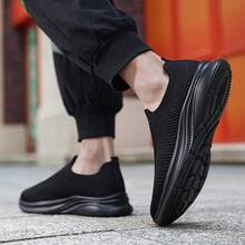 Men's Sports Outdoor Casual Sports Shoes - Black - View 2