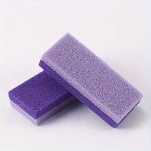 Professional Foot Pedicure Pumice Stone For Removing Foot Calluses And Dead Skin Scrubber, Double-Sided Usable, An Ideal Tool For Home Foot Care, Hand And Foot Care Tools - 紫色 - 查看 5