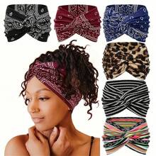 1件/4件/6件装打结发带，用途广泛，适合各种活动和夏季装扮