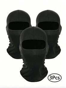 1件/2件装男女通用骑行拉法帽面罩，户外摩托车保暖颈套滑雪面罩，适合日常骑行、徒步、滑雪，可搭配服装 - 彩色 - 查看 7