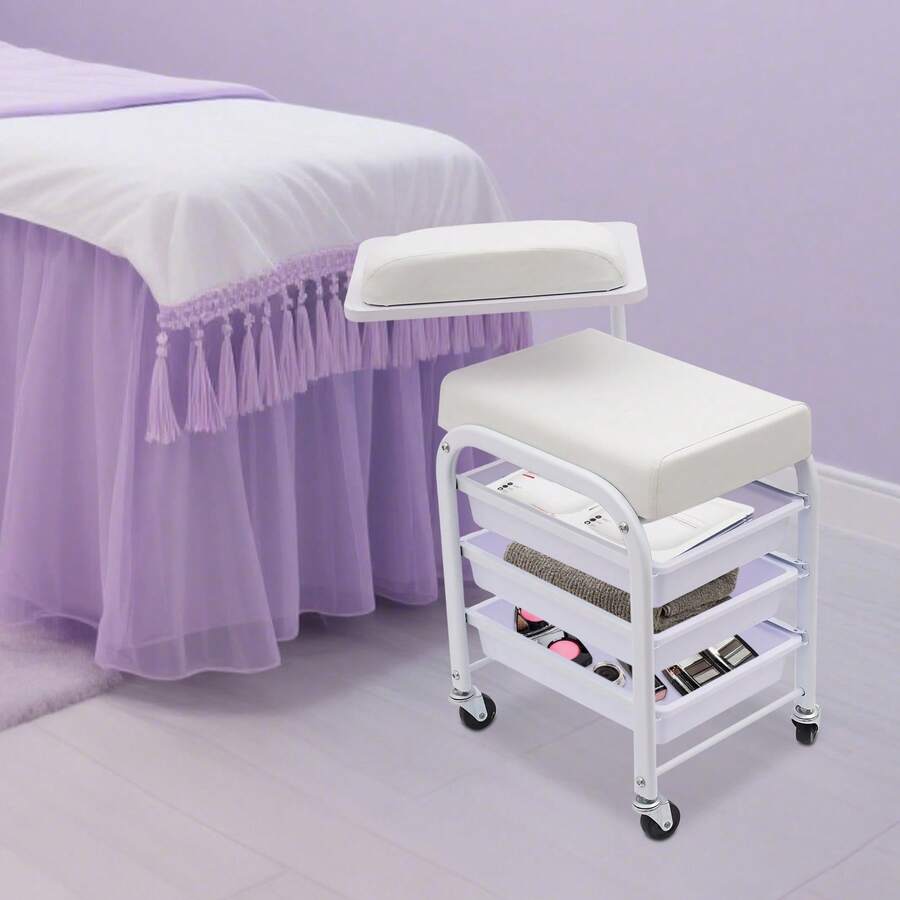 Sgabelli per salone e spa - Bianco - Visualizzare 1