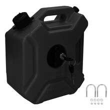 1.3 Gallon Fuel Tanks 5L Portable Gasoline Diesels Containers Anti-Static Backup Petrol Storage Tanks with Lock & Key for Car Motorcycle Truck SUV ATV Off-Road Vehicle - negro - Ver 1