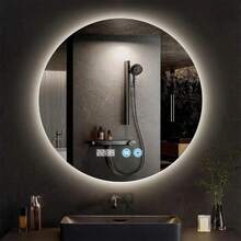 Espejo Con Luz Led Para Baños Touch Antivaho 3 Modo 50x50cm Ch50-1 - CH50-2 - Ver 2