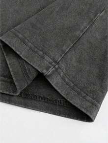 Disney Disney Cars MATER Pattern Street Style 100_ Pure Cotton Vintage Round Neck Sweatshirt, Comfortable Round Neck T-Shirt, Suitable For Travel And Vacation, Unisex. - 黑色 - 查看 5