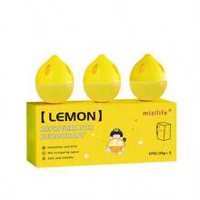 3/4/6/8pcs Deodorizing & Freshening Preservative, Containing Lemon Essential Oil And Limonene. Decompose Or Neutralize Decaying Substances, Effectively Reduce Odor In Sealed Furniture And Appliances (E.G. Refrigerator, Freezer, Etc.). Egg-Shaped Design, Easy To Place. - Lemon Flavor - View 14