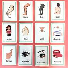 1pc Unisex Waterproof Laminated Flash Cards, Toddler Learning Set For Alphabet & Animal Recognition, Early Childhood Educational Toys For Vocabulary Building, Preschool Learning Materials For Parents & Kids - Birthday Gift, Christmas Gift, Perfect Gift, Stationery, Stress Ball - Multicolor - View 14