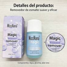 Removedor de esmalte sin alcohol suave, con aloe vera y glicerina hidratante, no daña las uñas, elimina esmalte rápido, portátil 100ml, colores rosa/azul/verde disponibles - 1 pieza verde - Ver 3