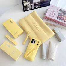 Hailey's Favorite Cosmetic Bag, Lip Gloss And Phone Case, A Spacious Hailey Bag. - Màu vàng - Xem 3