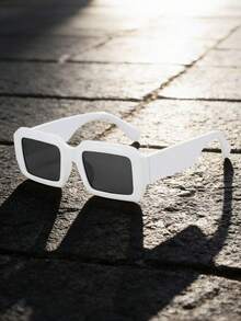 1副/2副时尚方形宽腿复古眼镜，用途广泛，适合旅行、驾驶、街头摄影 - 彩色 - 查看 12