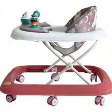 Andador interactivo con música para bebés duradero - Rosa - Ver 2