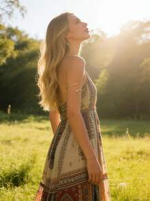 Minimalist Water Drop Metal Arm Cuff - Women's Open Bracelet For Daily, Parties & Gatherings - 金色 - 查看 11