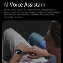 这款男女皆宜的全触屏智能手表，具备天气预报、遥控拍照和音乐播放、USB充电、大容量锂聚合物电池、高清显示屏、可自定义表盘以及各种应用程序通知等功能。它兼容安卓和iOS智能手机，是任何场合的完美礼物！ - 彩色 - 查看 11