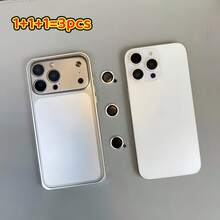全新升级【兼容 13 Pro/14 Pro/15 Pro/16 Pro至17 Pro Max后盖保护膜，一键安装】超薄柔韧后盖保护膜，易于安装，防指纹，防刮花，纤薄贴合，快速升级至新款，瞬间拥有新手机 - 銀色 - 查看 24