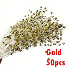 3mm Mini Pearl Beads Spray, EORTA Handmade Pearl Bead Garland For DIY Floral Bouquet Decor, Home Party Wedding Christmas Wreath Tabletop Floral Arrangement - White - View 19