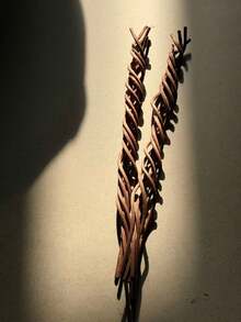 10 que hương mây dài, màu nâu, phụ kiện trang trí nhà cửa, trang trí theo mùa và trưng bày đồ thủ công (Sản phẩm không kèm dây chun, chỉ có 3 bộ được hiển thị trong hình ảnh) - Nhiều màu - Xem 10