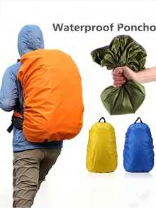 1Pc [Durable Backpack] Durable 35L Portable Outdoor Backpack, 1pc | Vibrant Backpack With Cover - Ideal For Travel, Camping, And Sports Accessories, Camping Gear - Multicolor - View 5