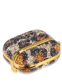 2026 New Fashionable Luxury Leopard Print Rhinestone 4/Pro 3/2 High-End Protective Case - Multicolor - View 3